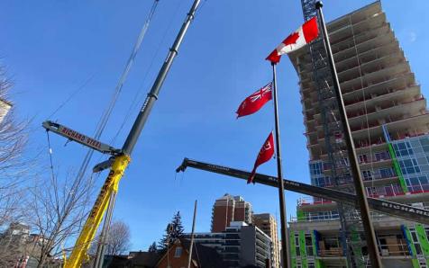 Tower crane dismantling Ottawa 2020-04-30 04:00:00